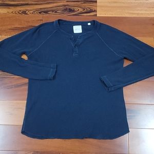Billy Reid Waffle Knit Henley